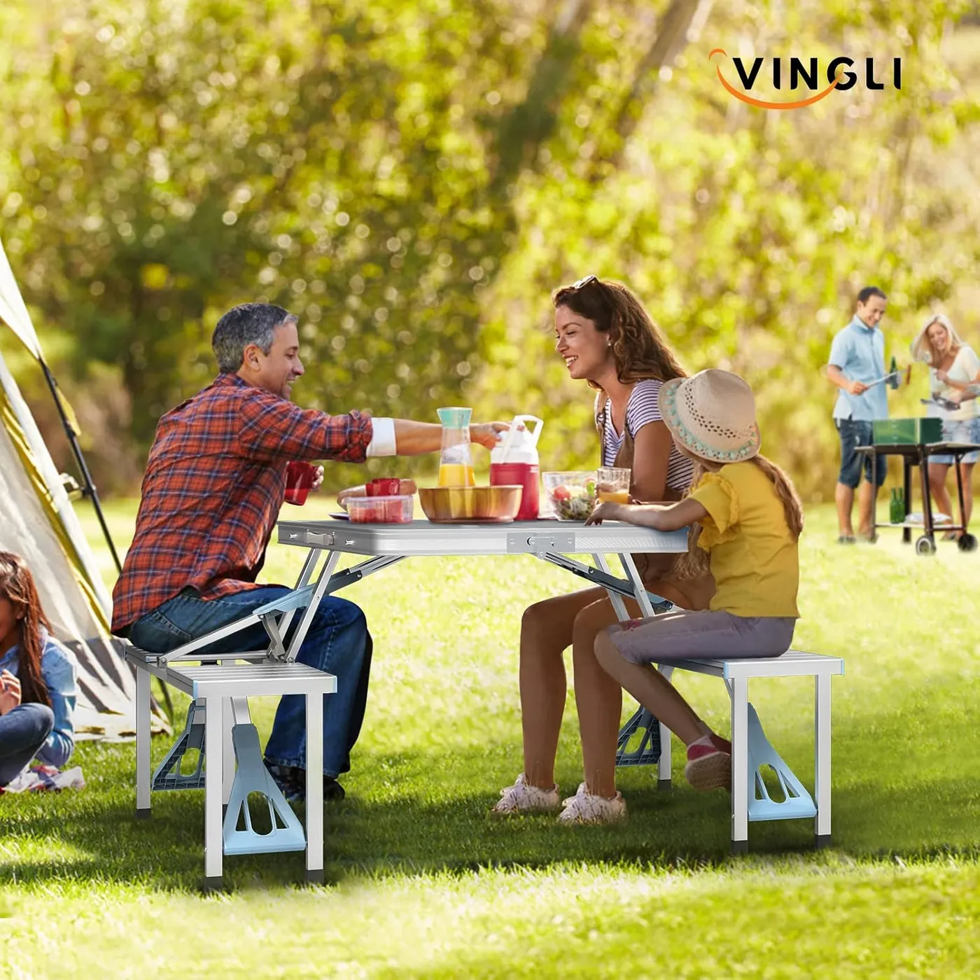 Mesa de picnic plegable VINGLI — imagen 2